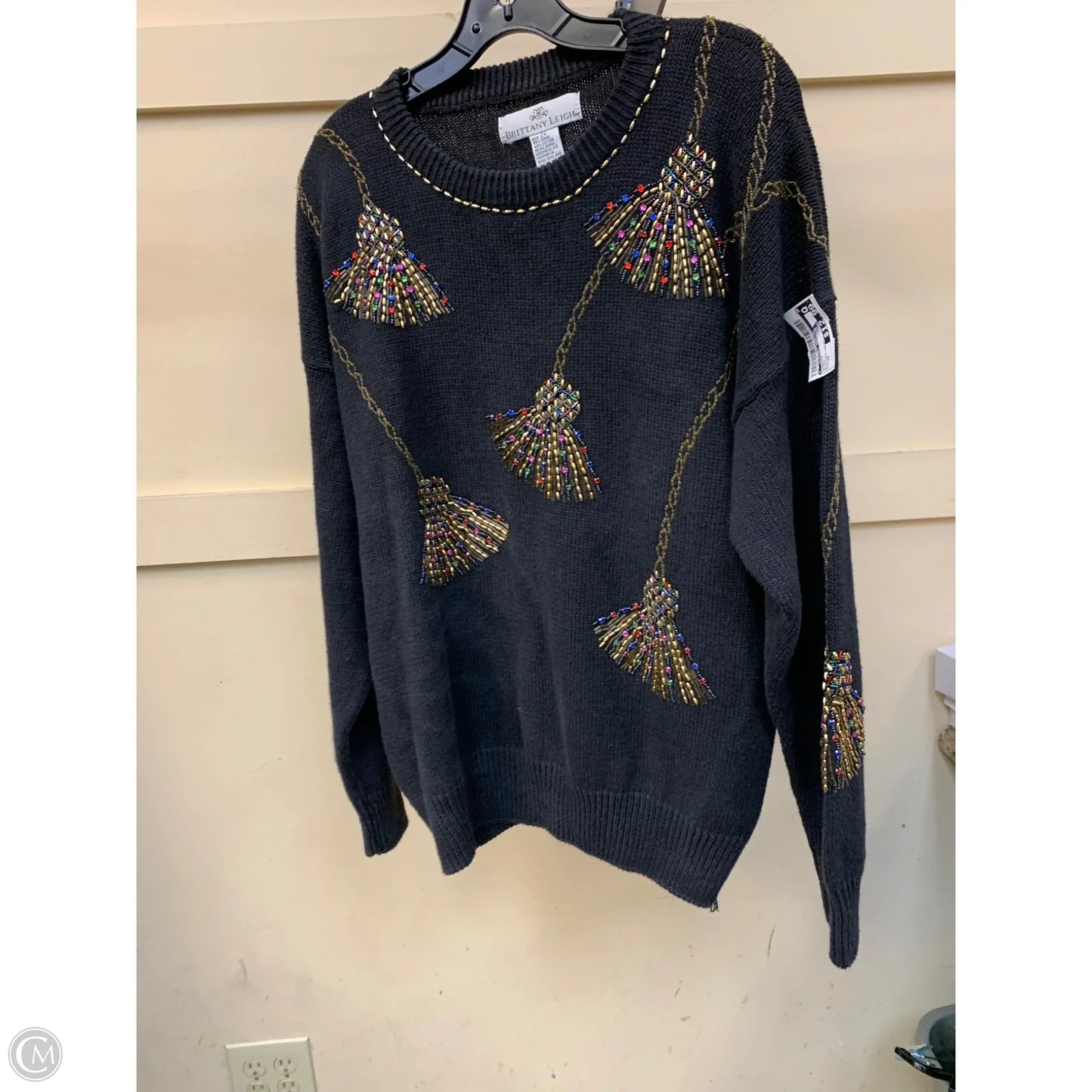 Sweater By Clothes Mentor In Black, Size: 2x