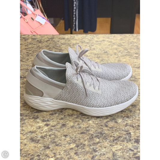 Shoes Athletic By Skechers In Tan, Size: 10