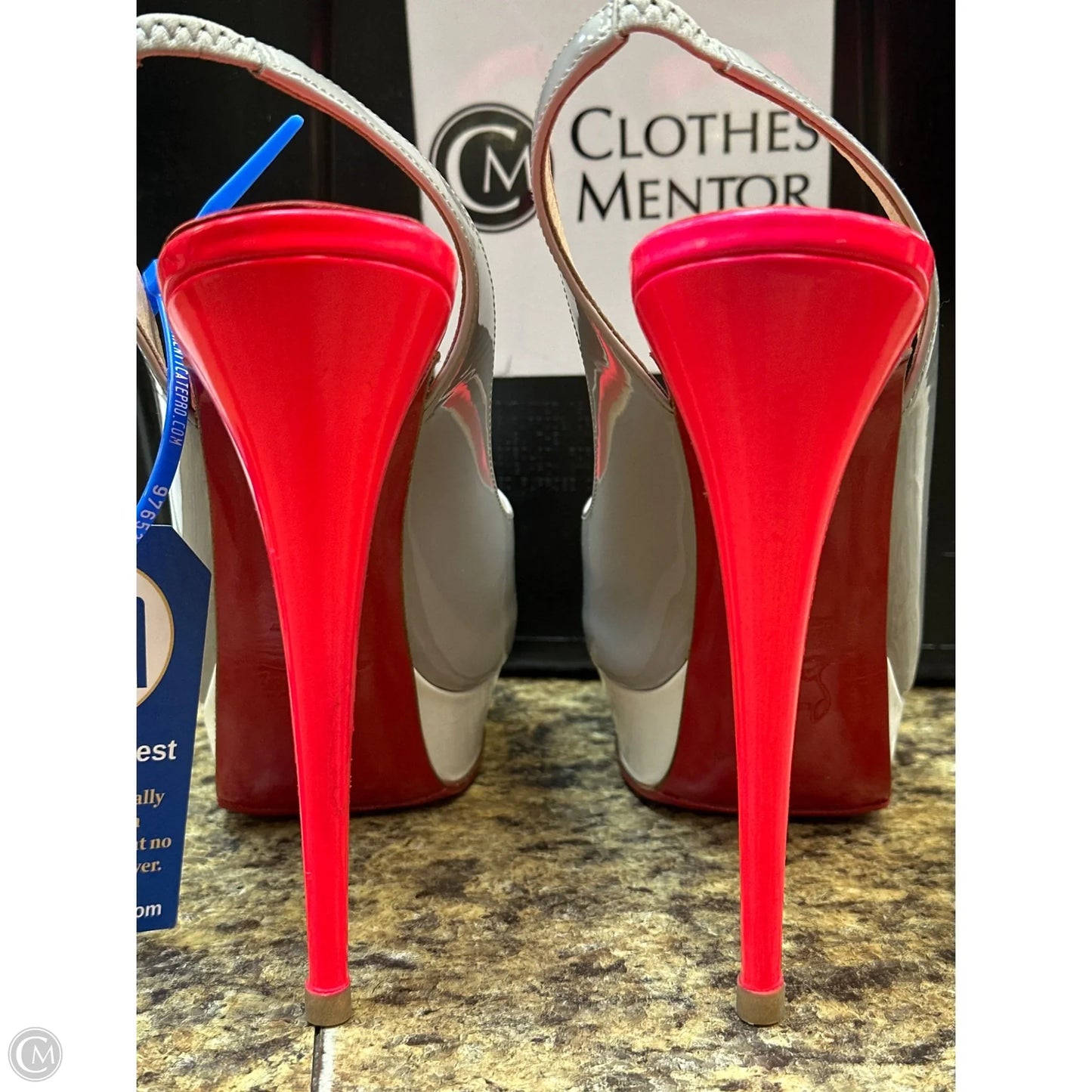 Shoes Designer By Christian Louboutin In Multi-colored, Size: 39.5