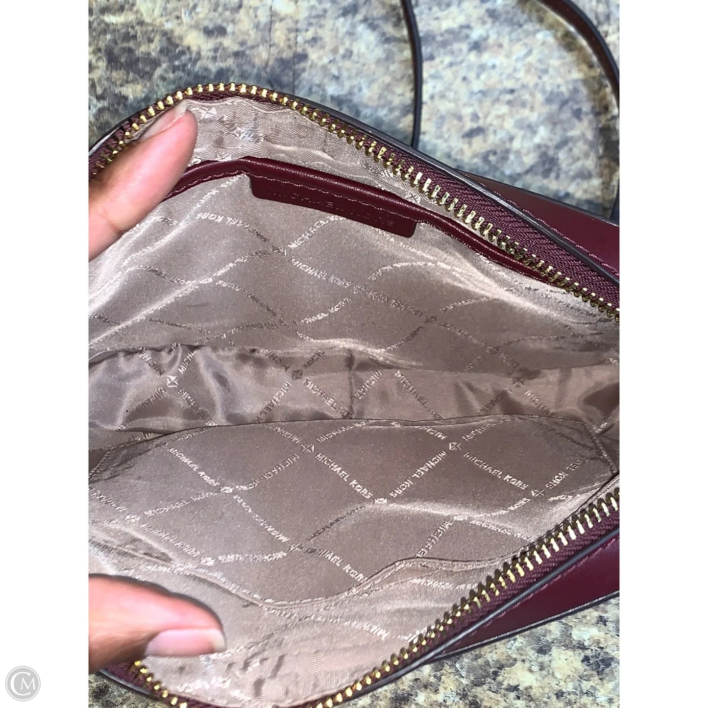 Crossbody Designer By Michael Kors, Size: Medium