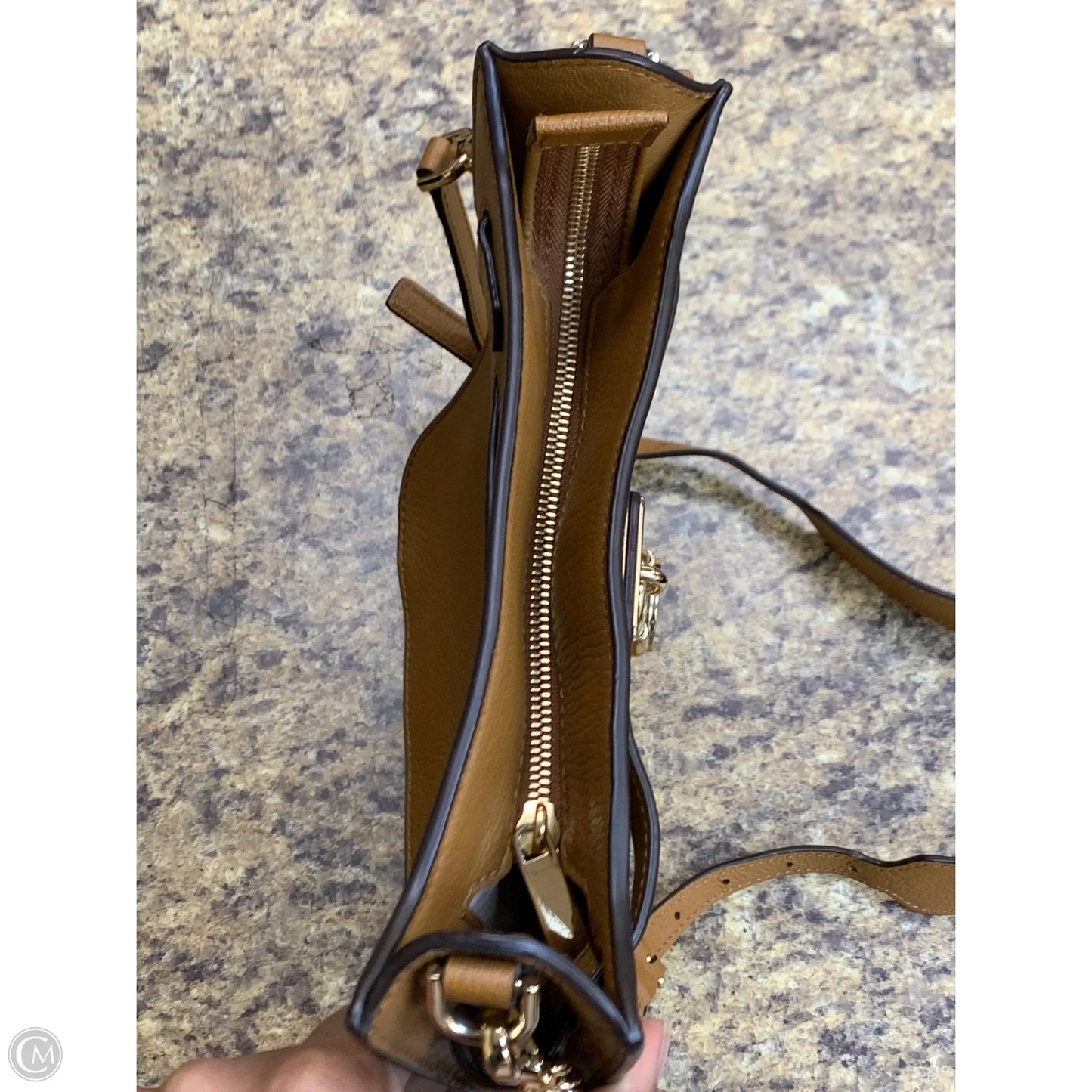 Crossbody Designer By Michael Kors, Size: Medium