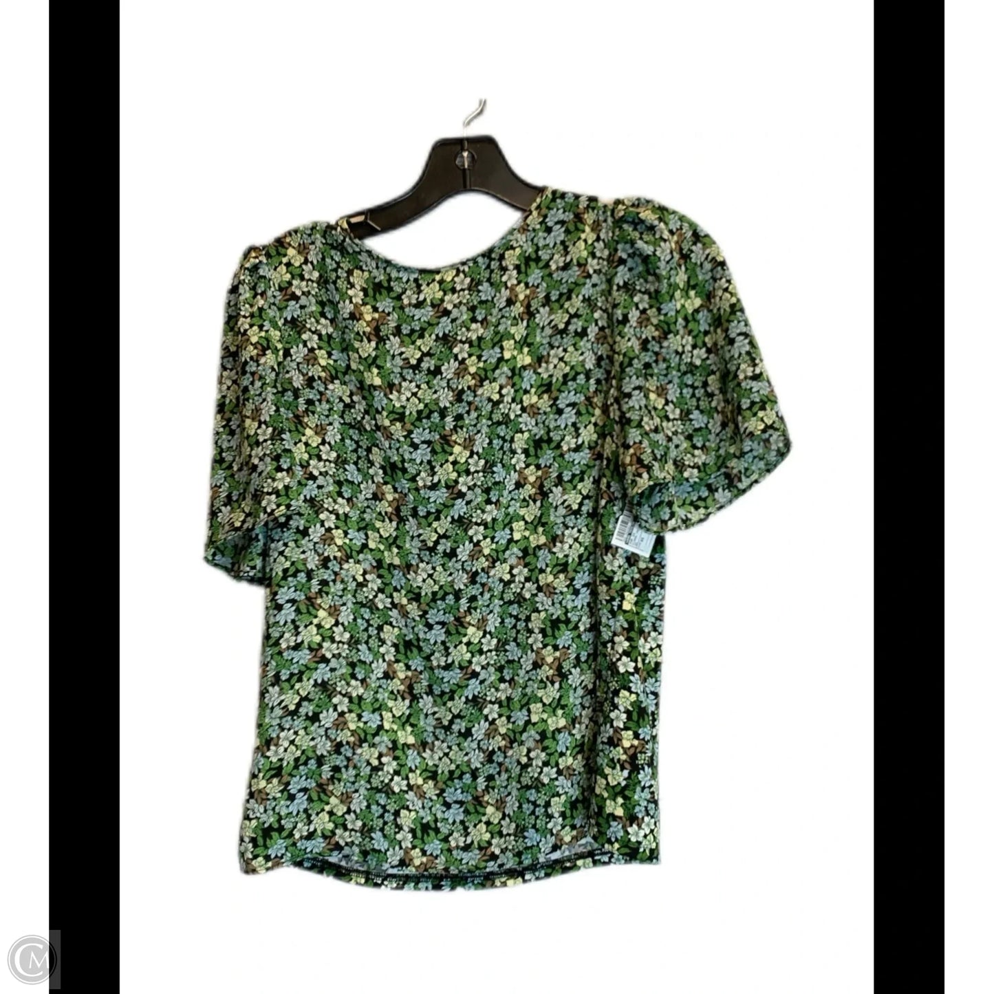 Top Short Sleeve By Ann Taylor In Floral Print, Size: Xs