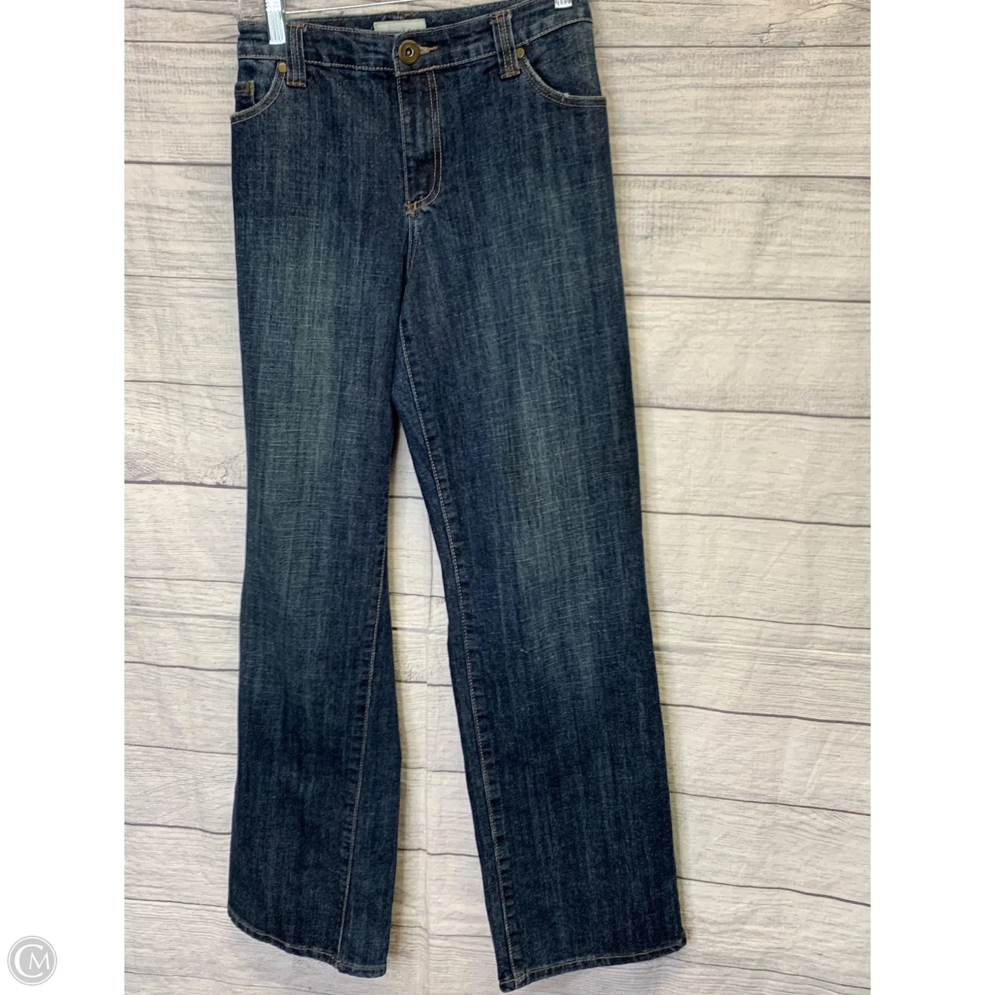 Jeans Wide Leg By Venezia In Blue Denim, Size: 14