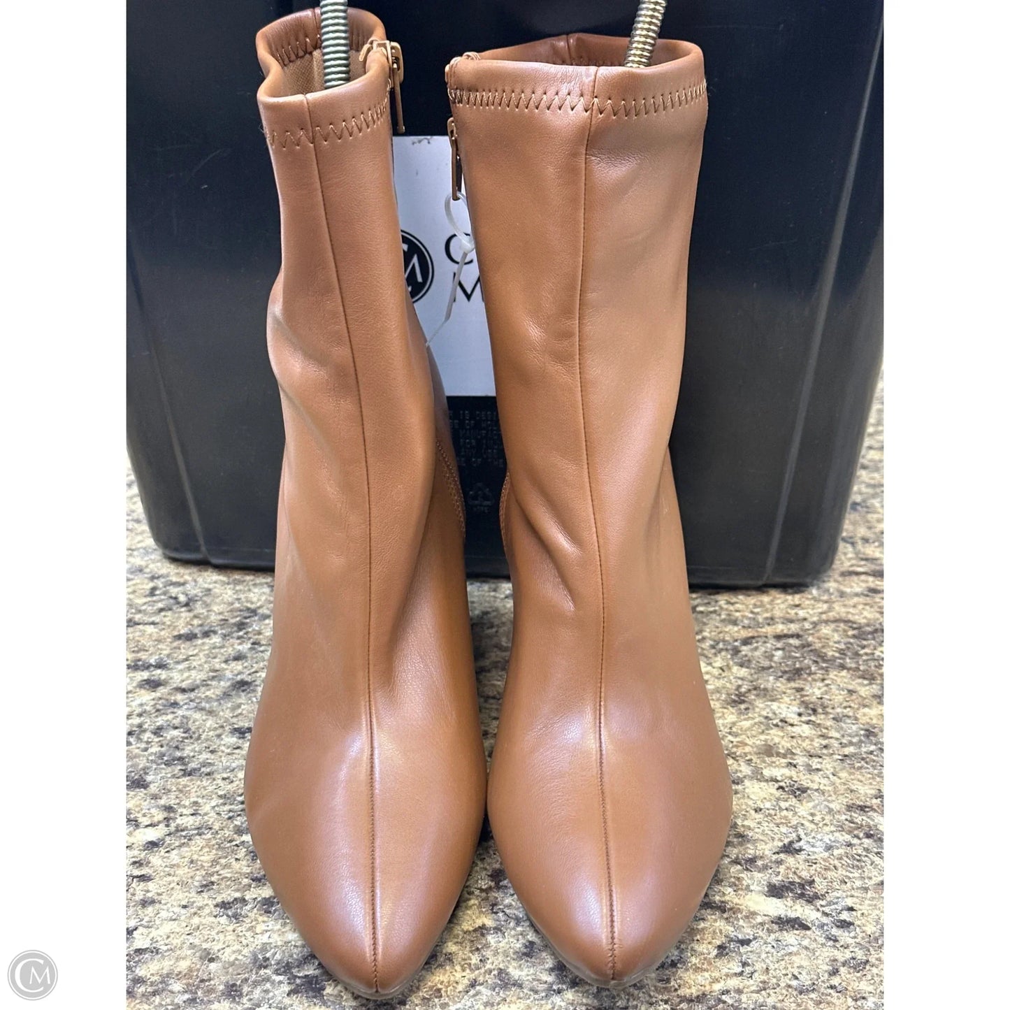 Boots Ankle Heels By A New Day In Brown, Size: 8.5