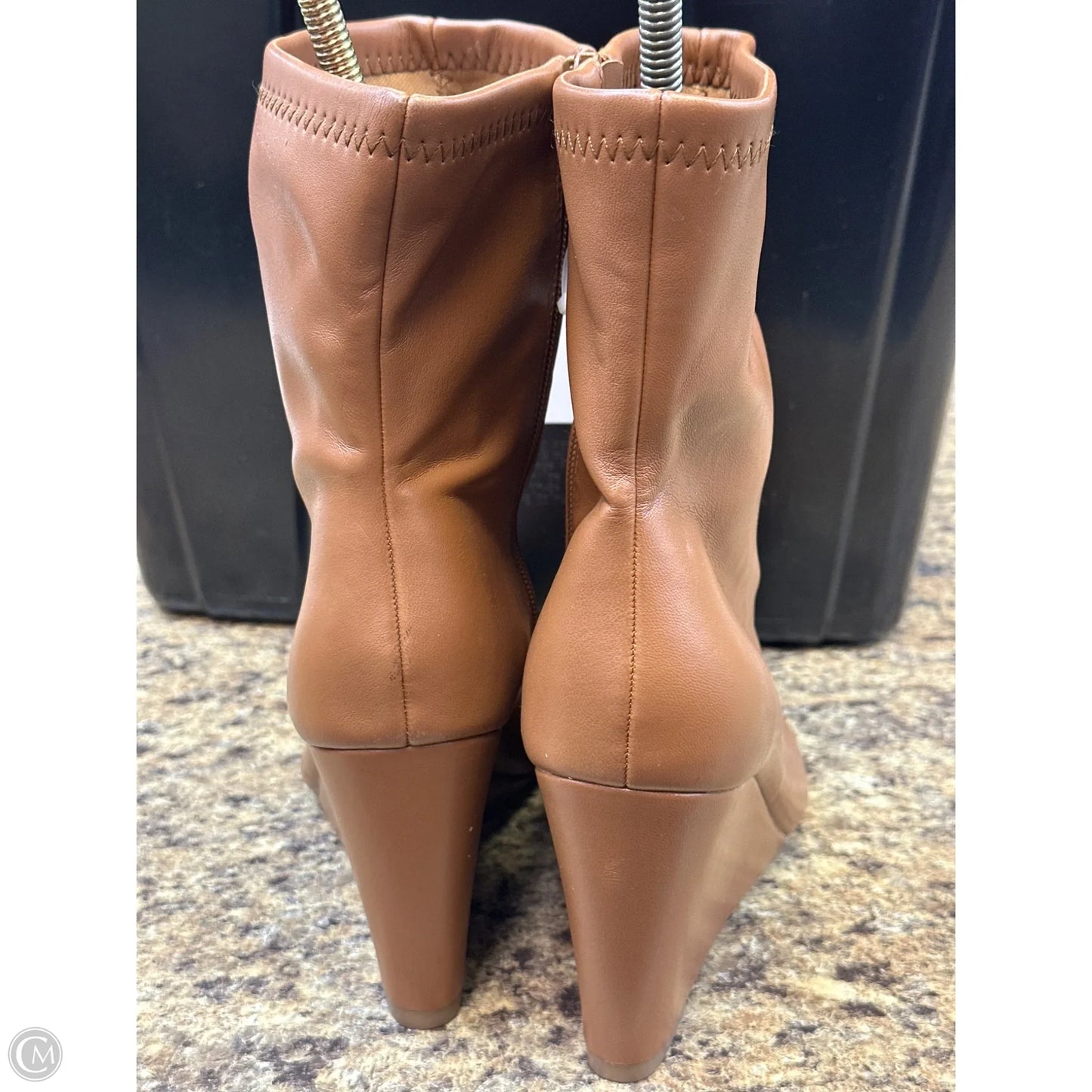 Boots Ankle Heels By A New Day In Brown, Size: 8.5