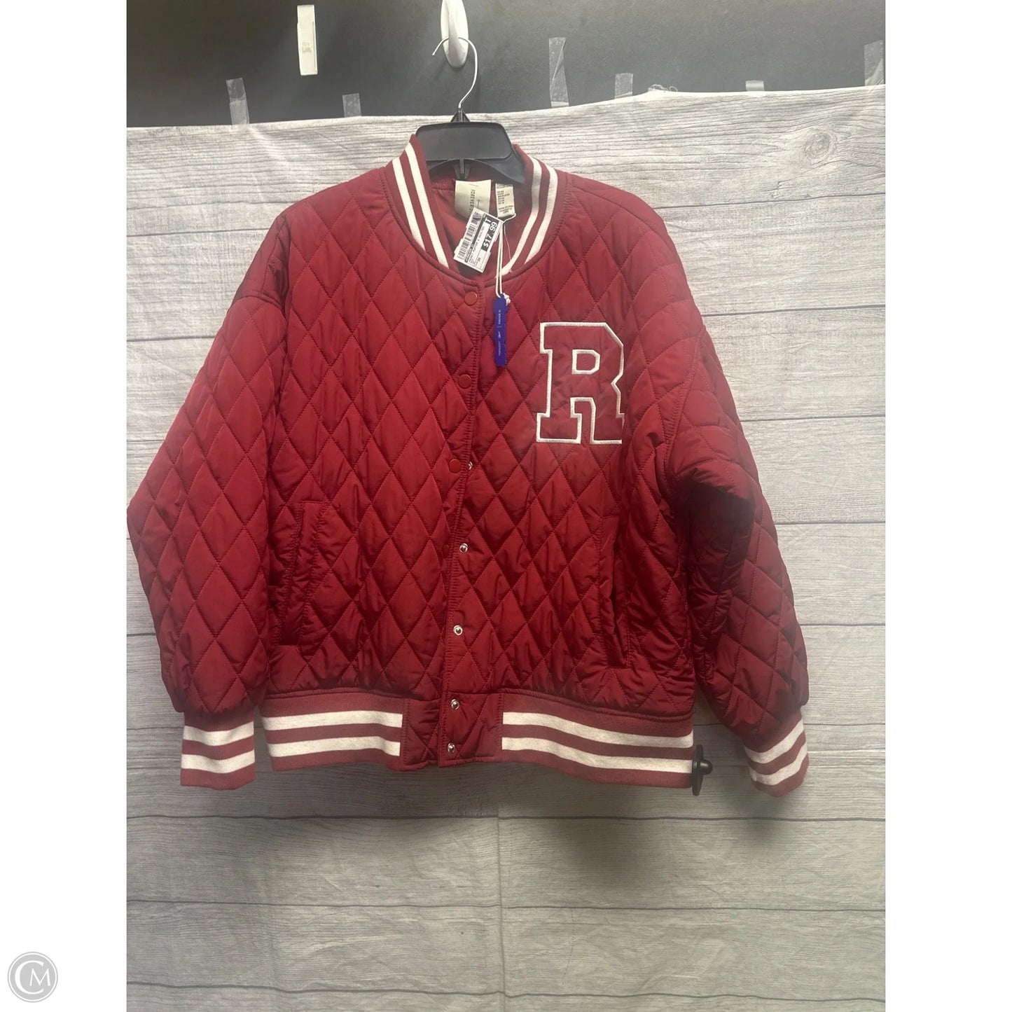 Jacket Puffer & Quilted By Forever 21/Reebok In Red, Size: 0x
