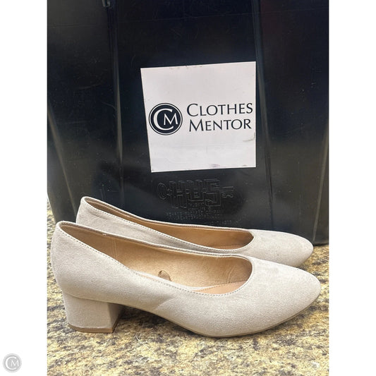 Shoes Heels Block By Old Navy In Beige, Size: 6.5