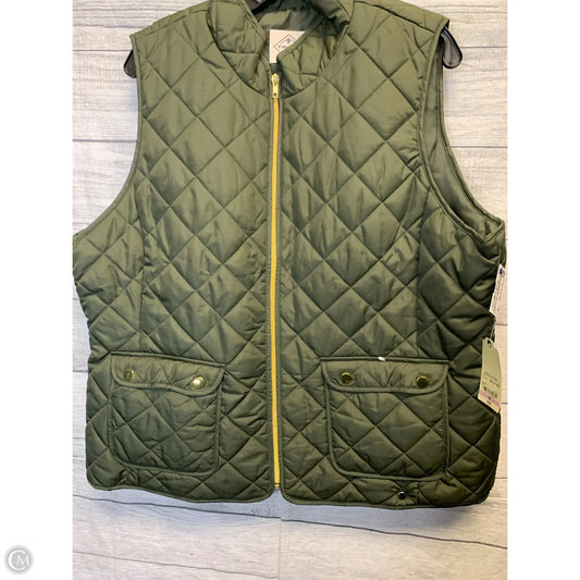 Vest Puffer & Quilted By St Johns Bay In Green, Size: 0x