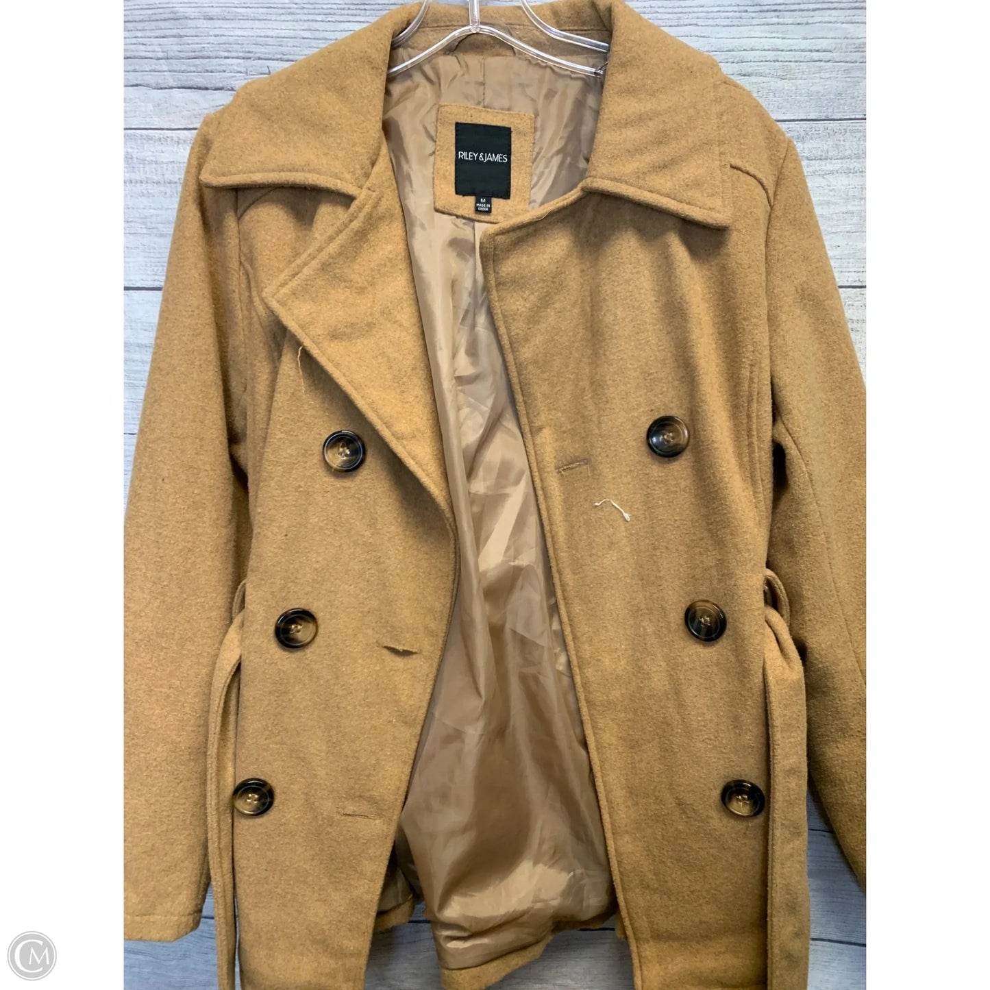 Coat Other By Cmf In Tan, Size: M