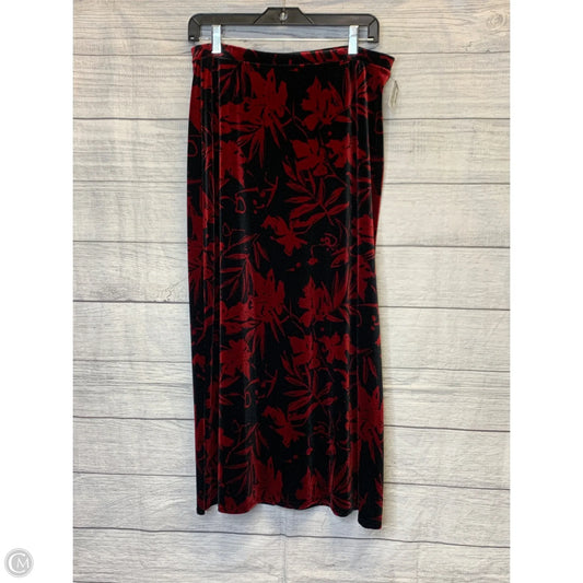 Skirt Maxi By Kathy Lee In Red, Size: M