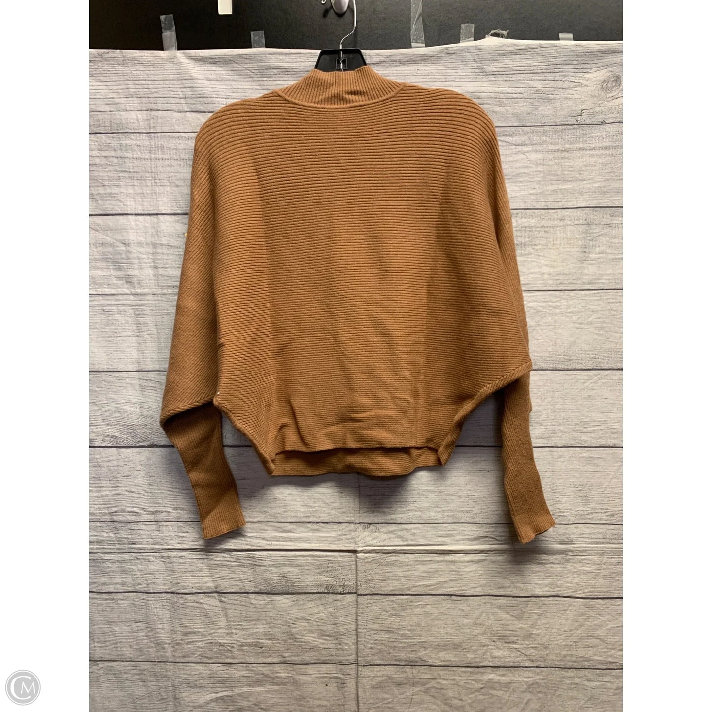 Top Long Sleeve By Philosophy In Tan, Size: S