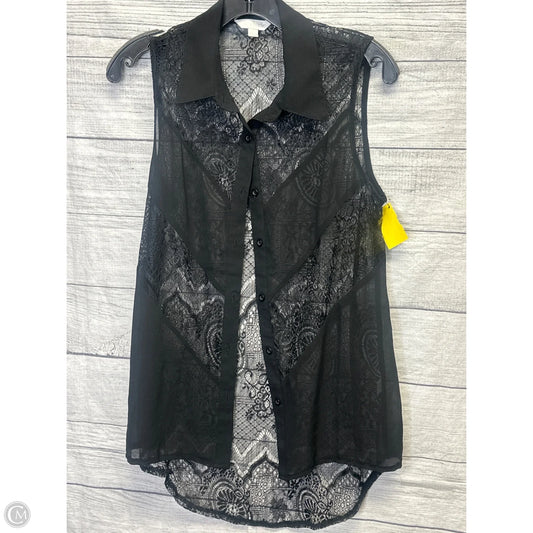 Cardigan By Charming Charlie In Black, Size: L