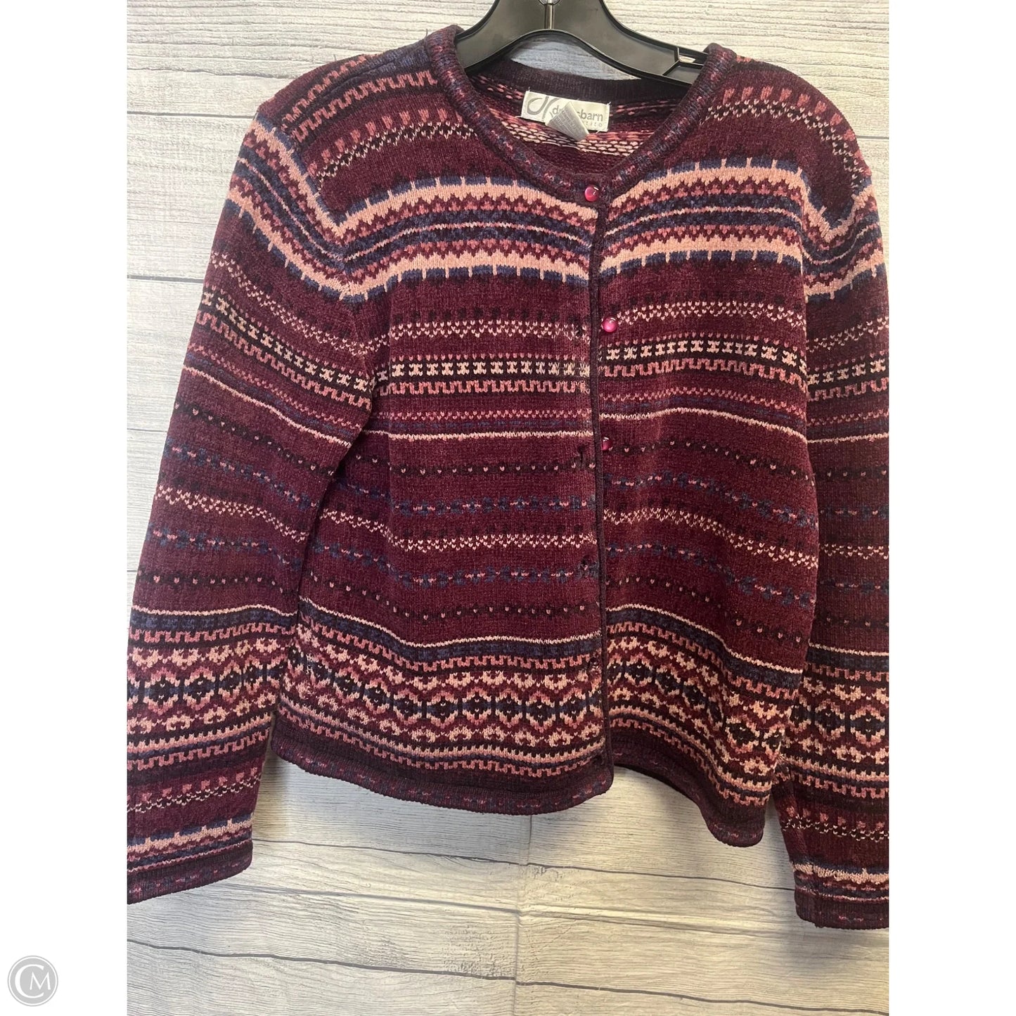 Cardigan By Dressbarn In Purple, Size: Sp