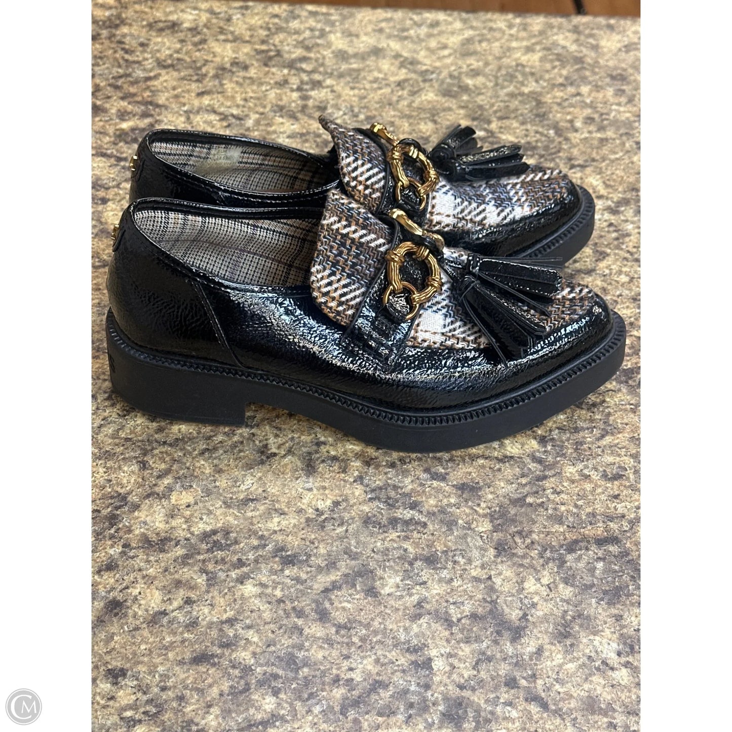 Shoes Flats By Sam Edelman In Black & Tan, Size: 8