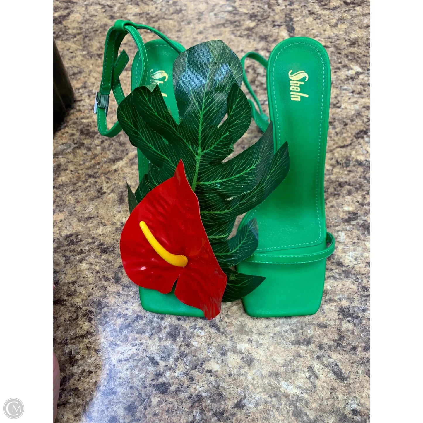 Shoes Heels Stiletto By Shein In Green, Size: 7