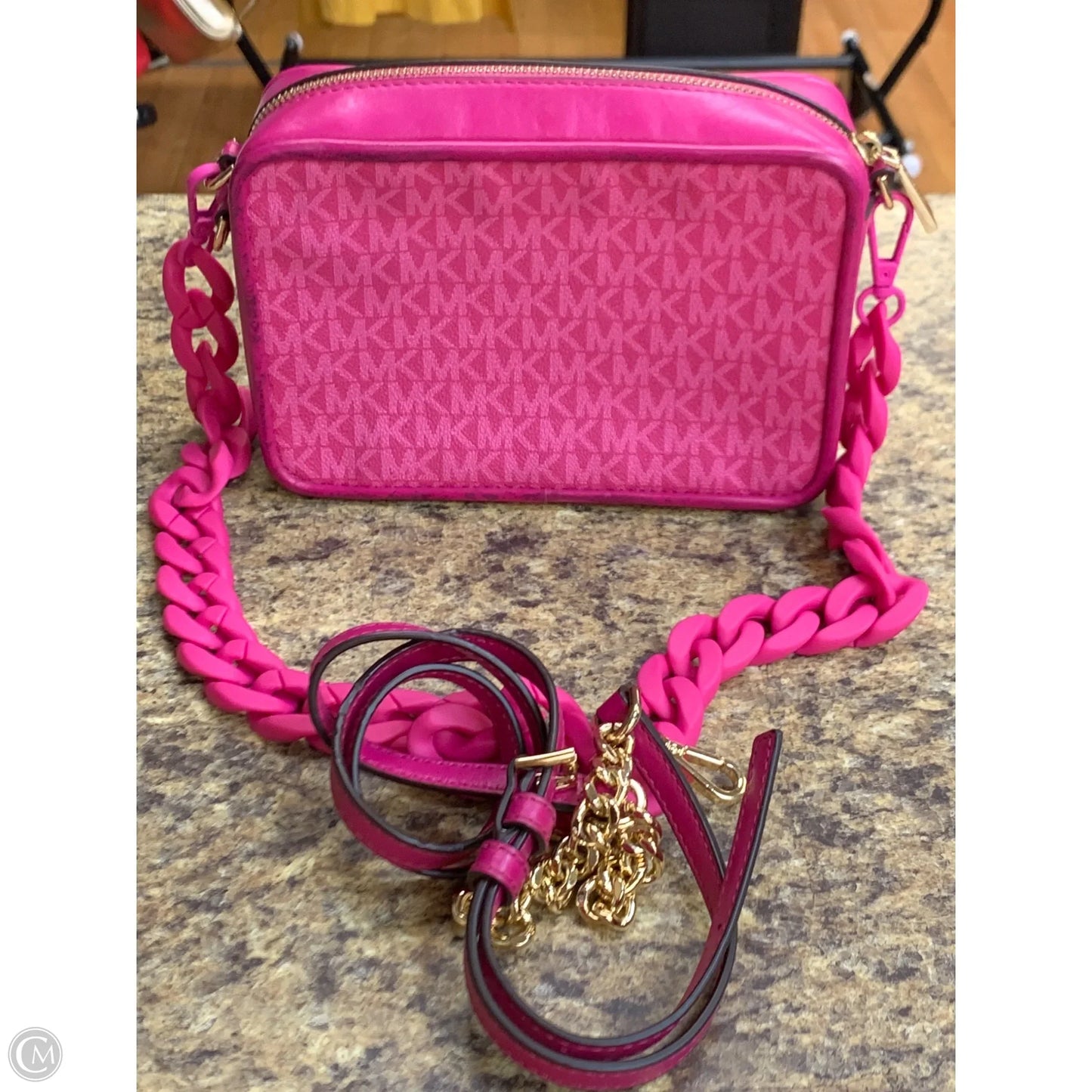 Crossbody Designer By Michael Kors, Size: Medium