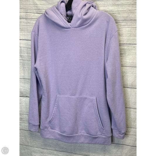 Athletic Sweatshirt Hoodie By Cmf In Purple, Size: L