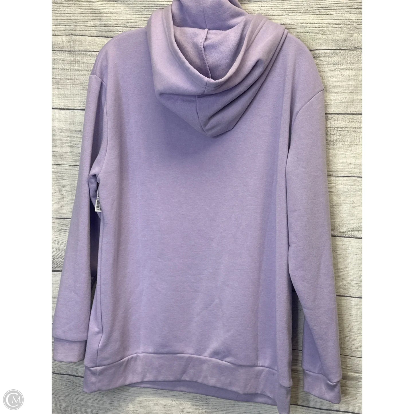 Athletic Sweatshirt Hoodie By Cmf In Purple, Size: L