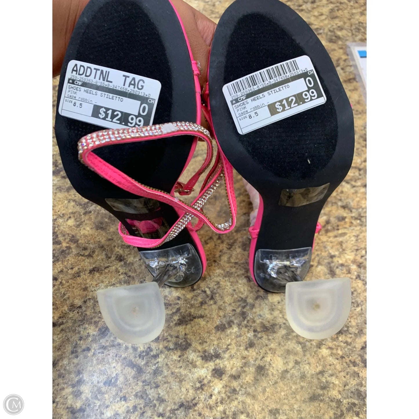 Shoes Heels Stiletto By Cmf In Pink, Size: 8.5