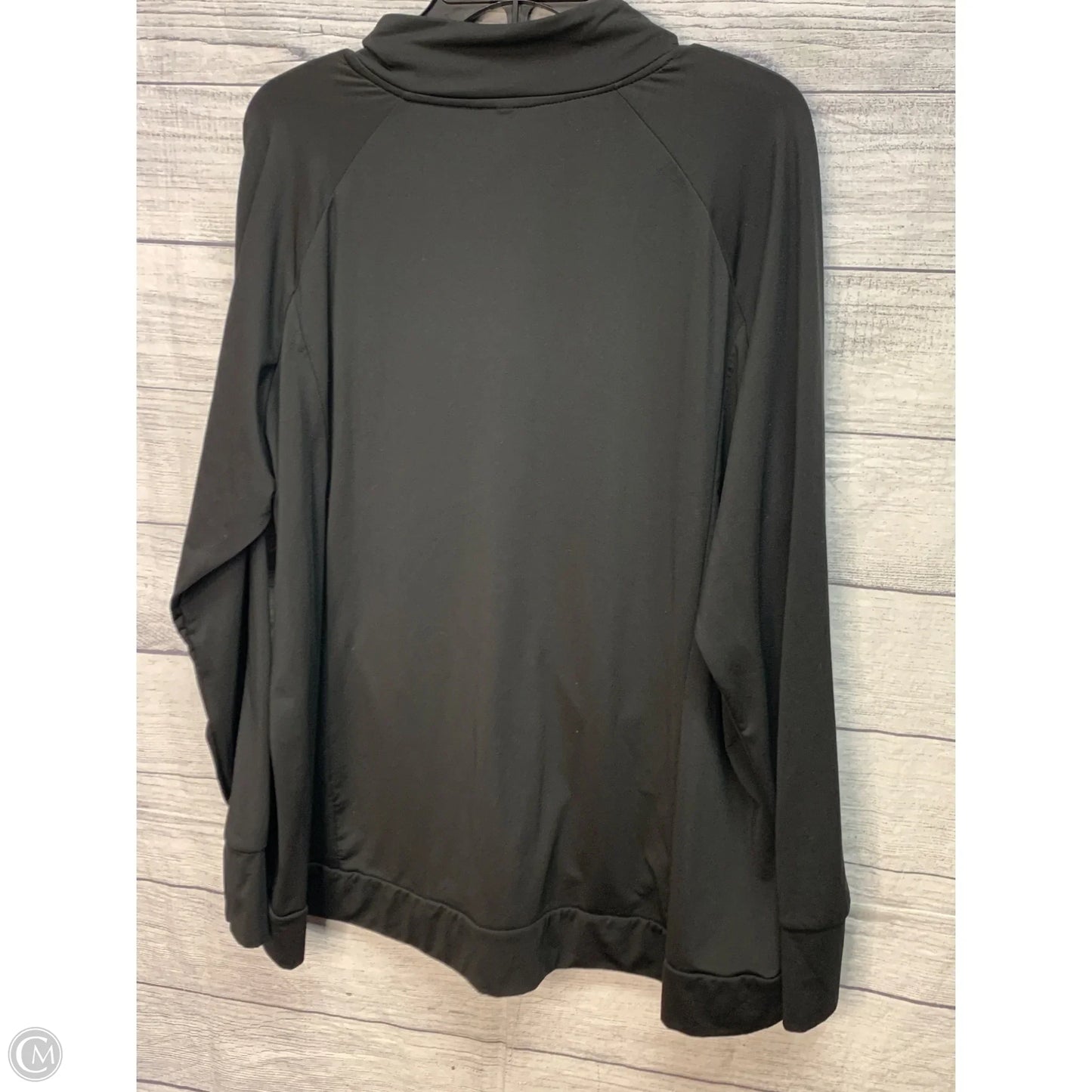 Athletic Jacket By Daisy Fuentes In Black, Size: 3x