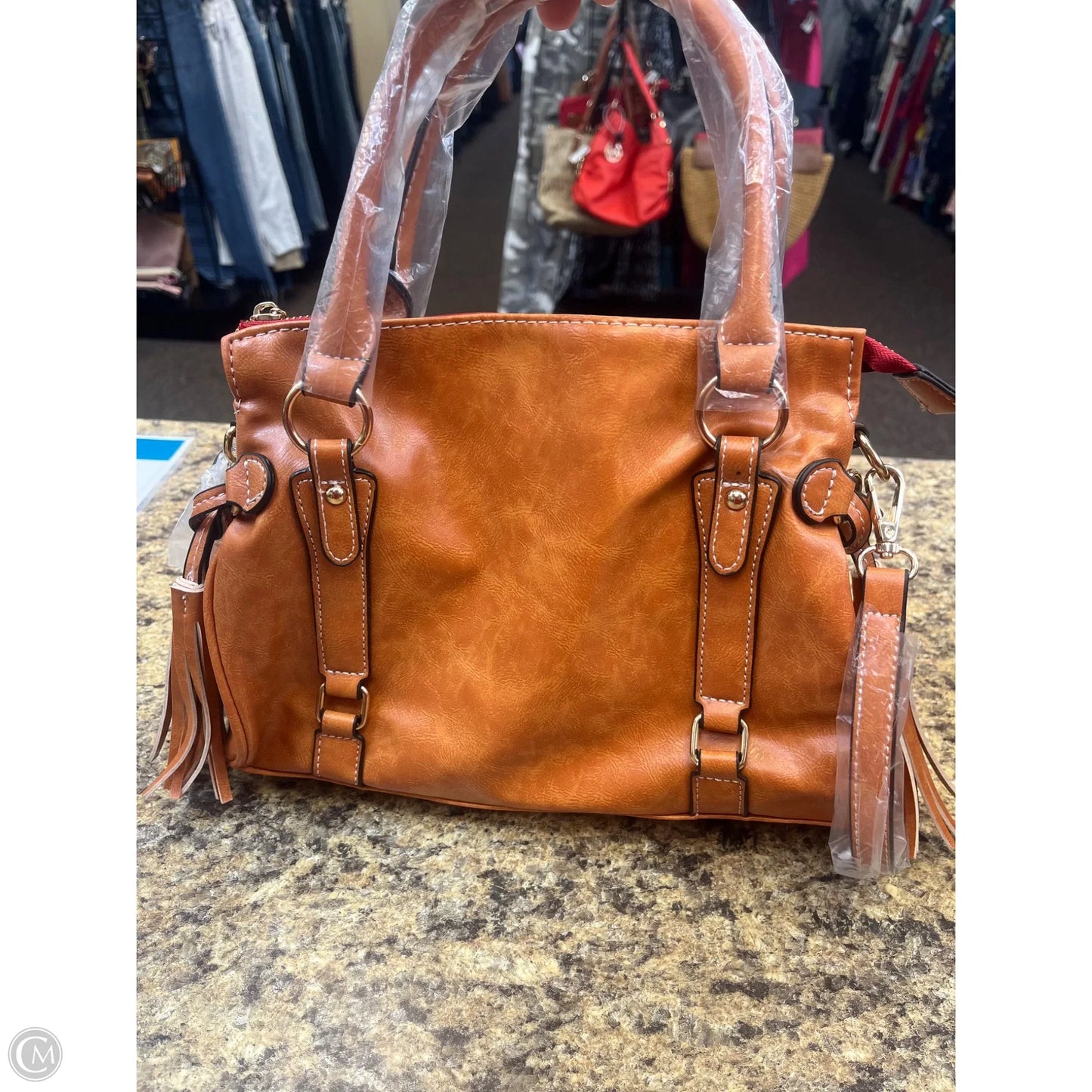 Handbag By Cmf, Size: Medium