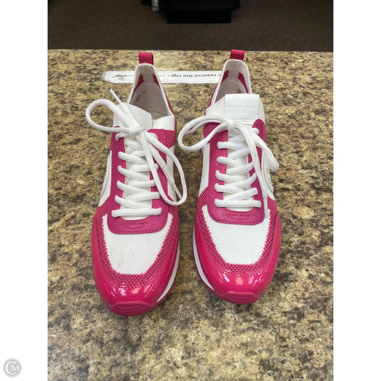 Shoes Athletic By Michael By Michael Kors In Pink & White, Size: 10
