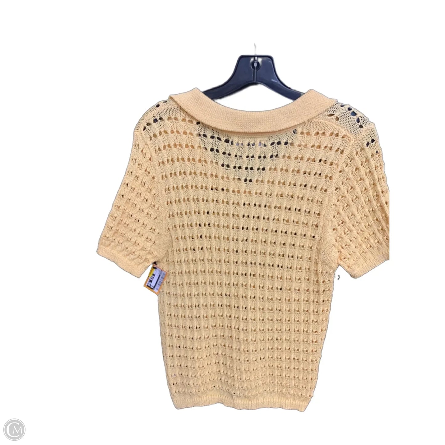 Sweater Short Sleeve By Oakley In Gold, Size: Xl