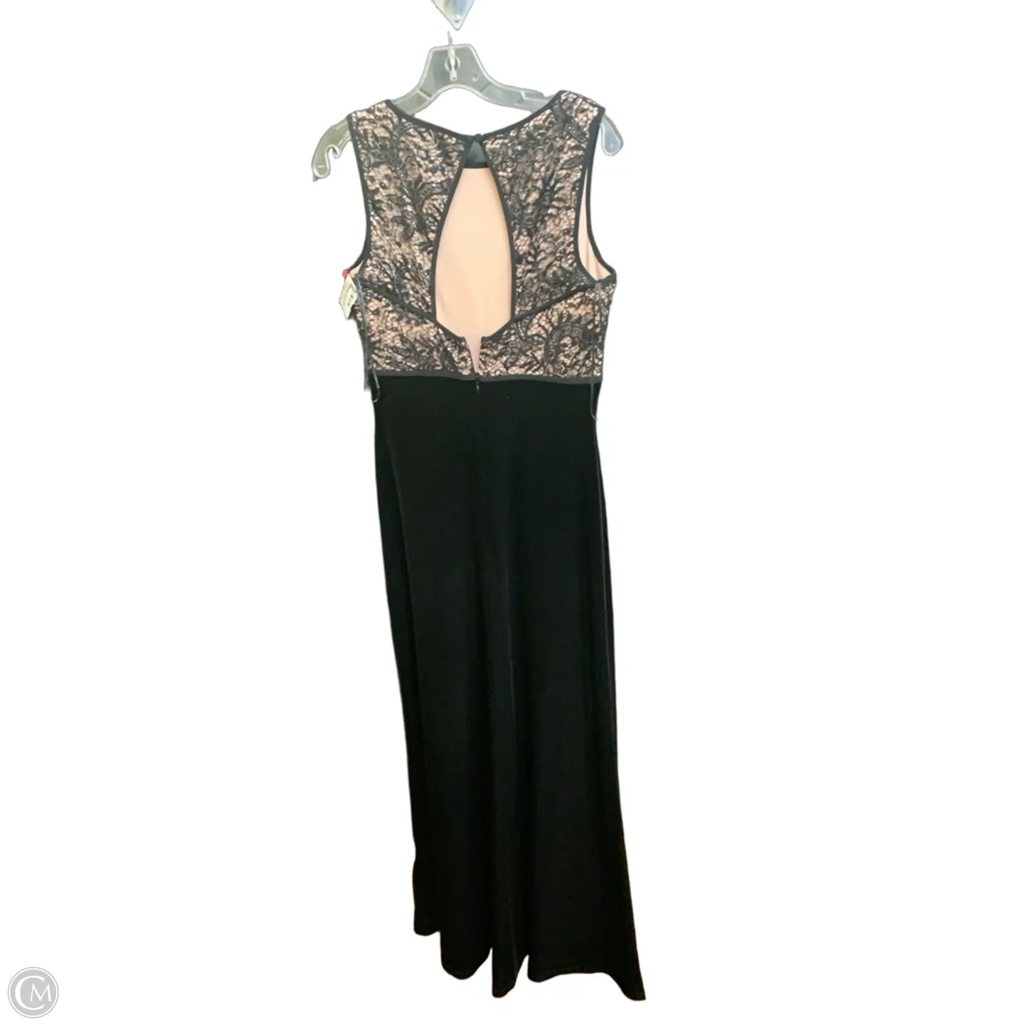 Dress Party Long By Clothes Mentor In Black, Size: 8