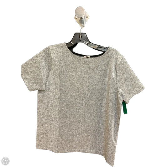Top Short Sleeve By Asos In Silver, Size: 4