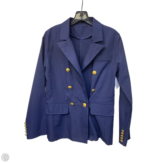 Blazer By Clothes Mentor In Navy, Size: M