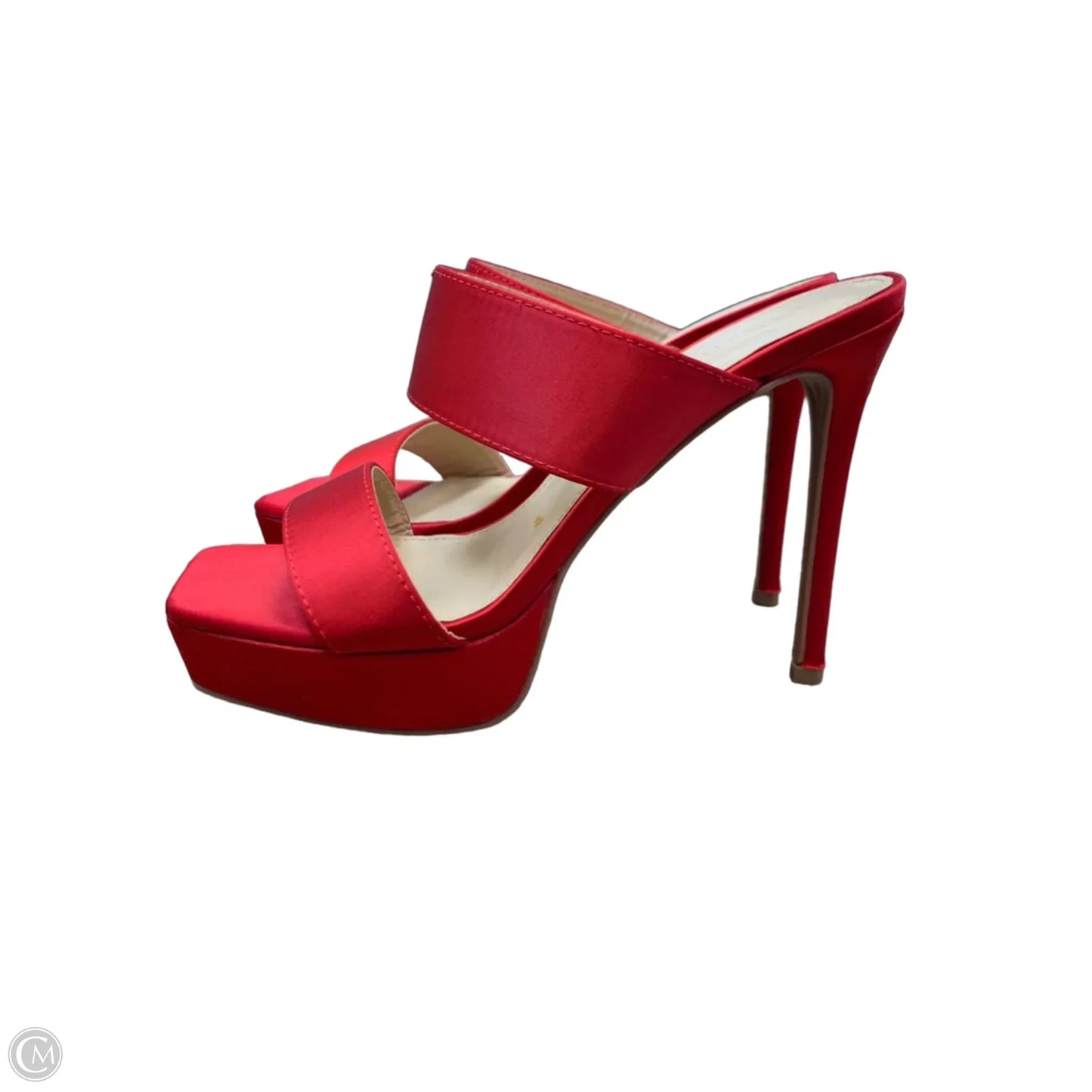 Shoes Heels Stiletto By Wild Diva In Red, Size: 8