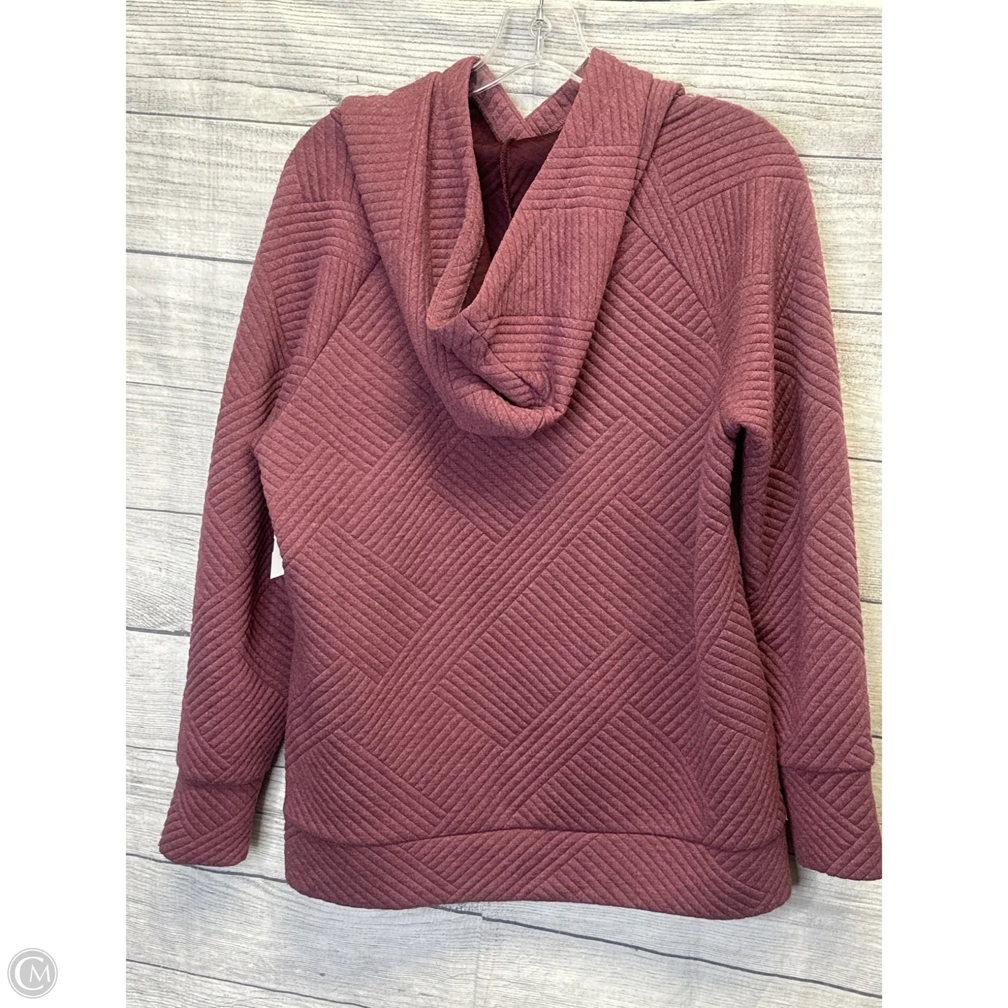 Sweatshirt Hoodie By Green Tea In Pink, Size: M