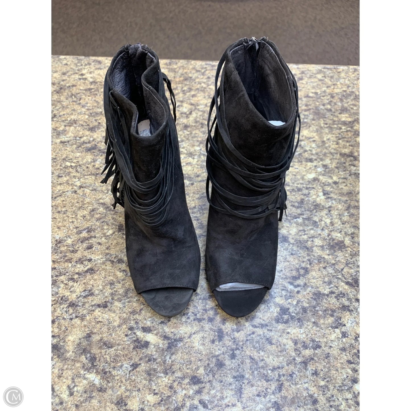 Boots Ankle Heels By Vince Camuto In Grey, Size: 8