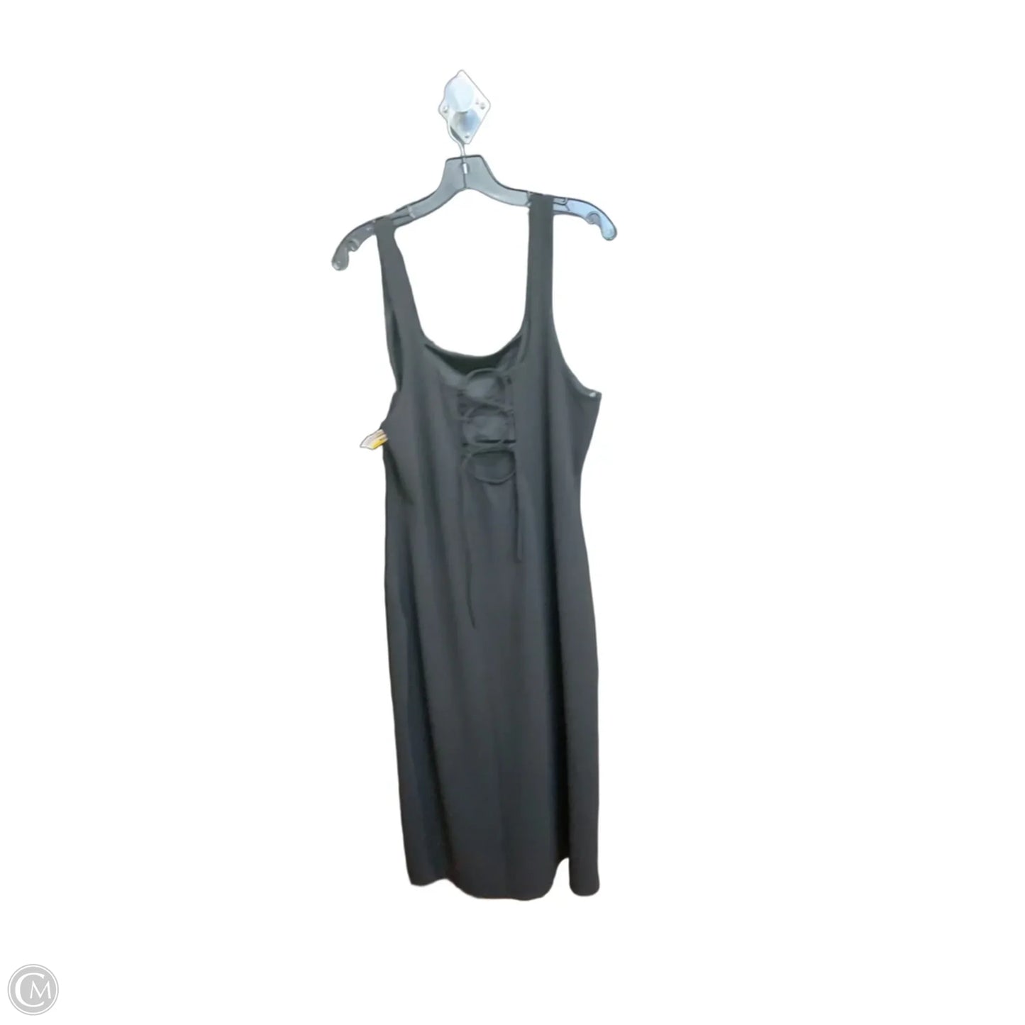 Dress Party Midi By Fashion Nova In Black, Size: 1x