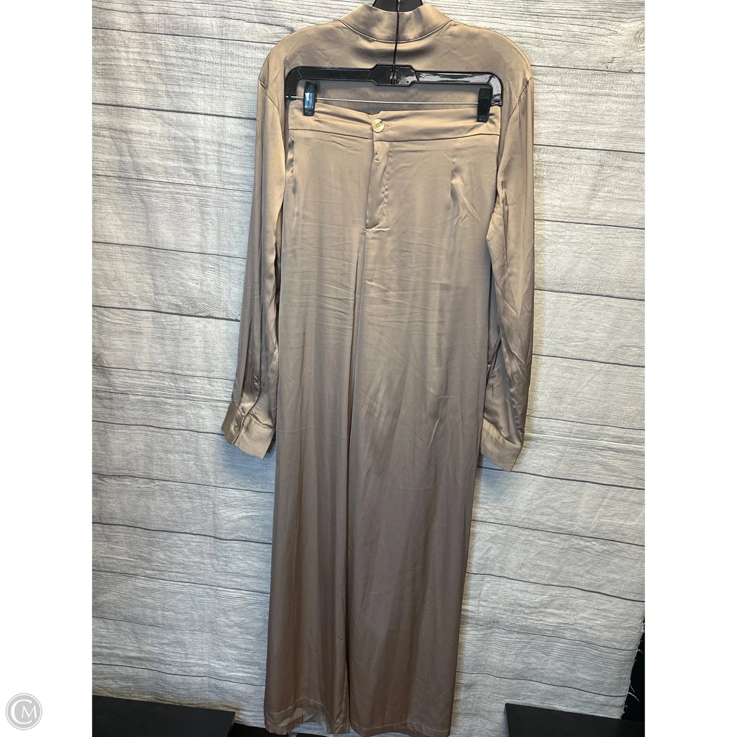 Pants Set 2pc By Fashion Nova In Beige, Size: Xl