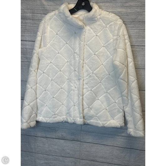 Jacket Other By Clothes Mentor In White, Size: S