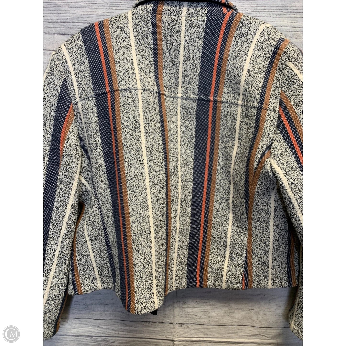 Coat Peacoat By Ann Taylor In Multi-colored, Size: 12