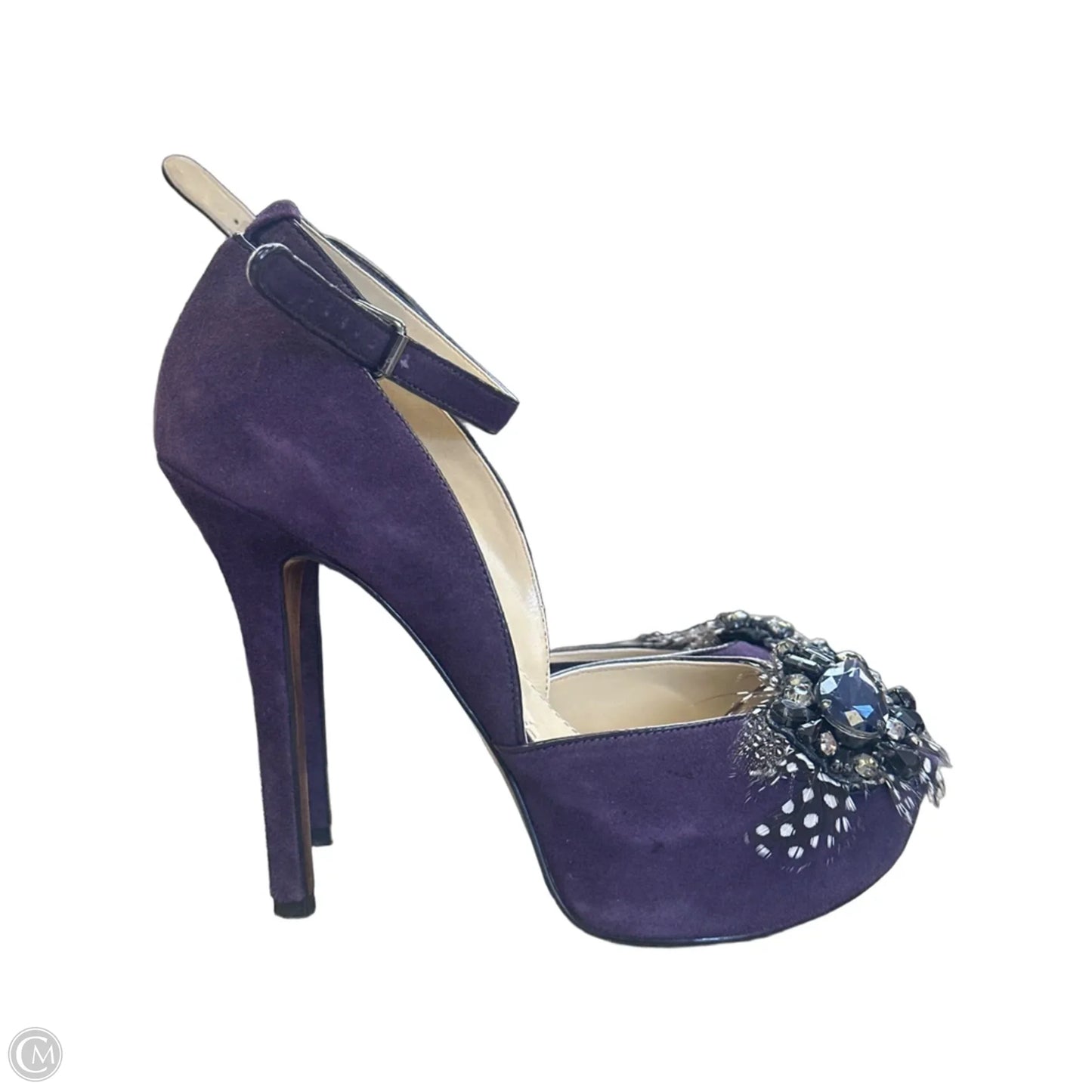 Shoes Heels Stiletto By Enzo Angiolini In Purple, Size: 7.5