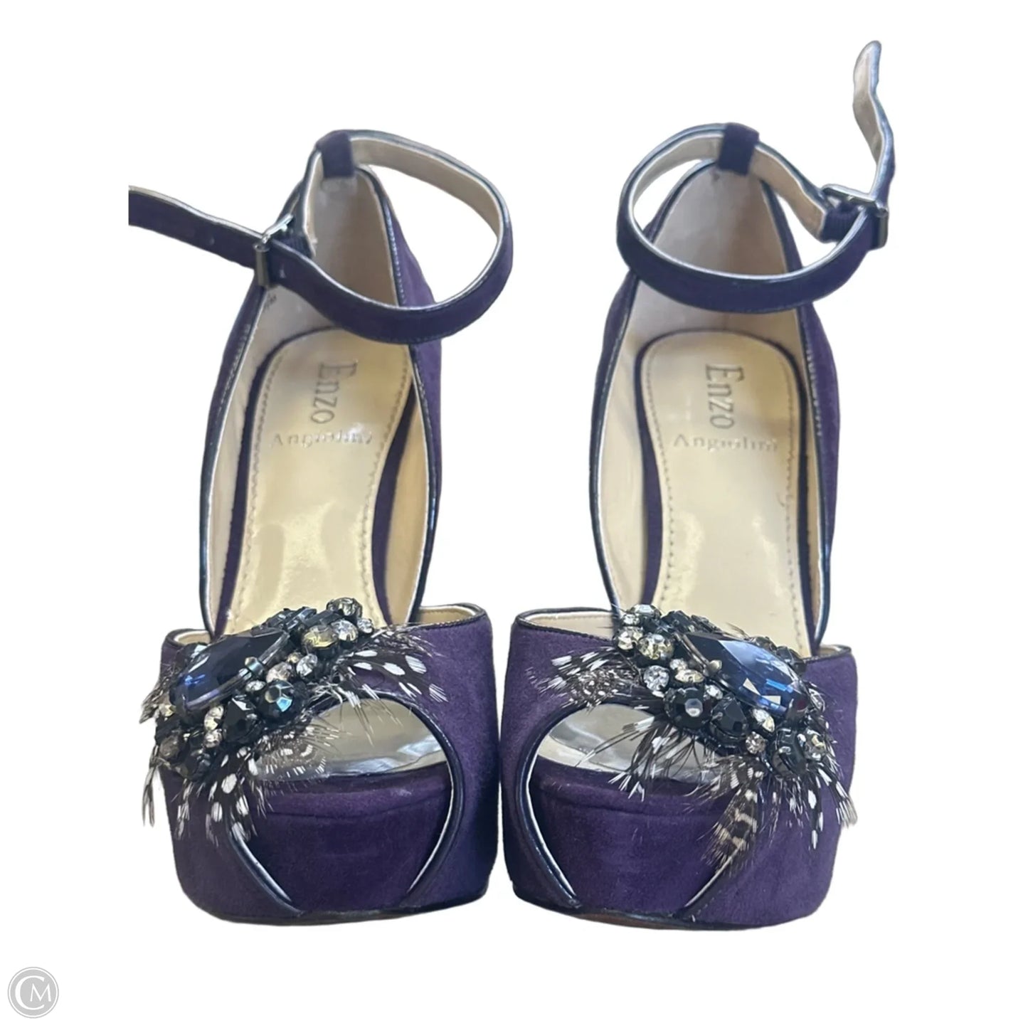 Shoes Heels Stiletto By Enzo Angiolini In Purple, Size: 7.5