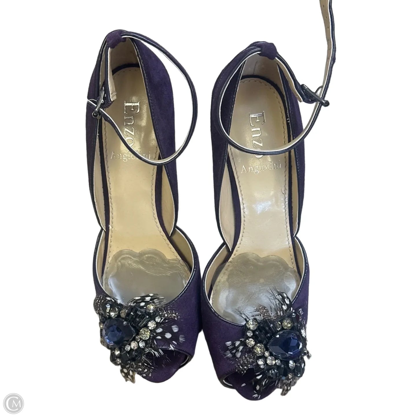Shoes Heels Stiletto By Enzo Angiolini In Purple, Size: 7.5