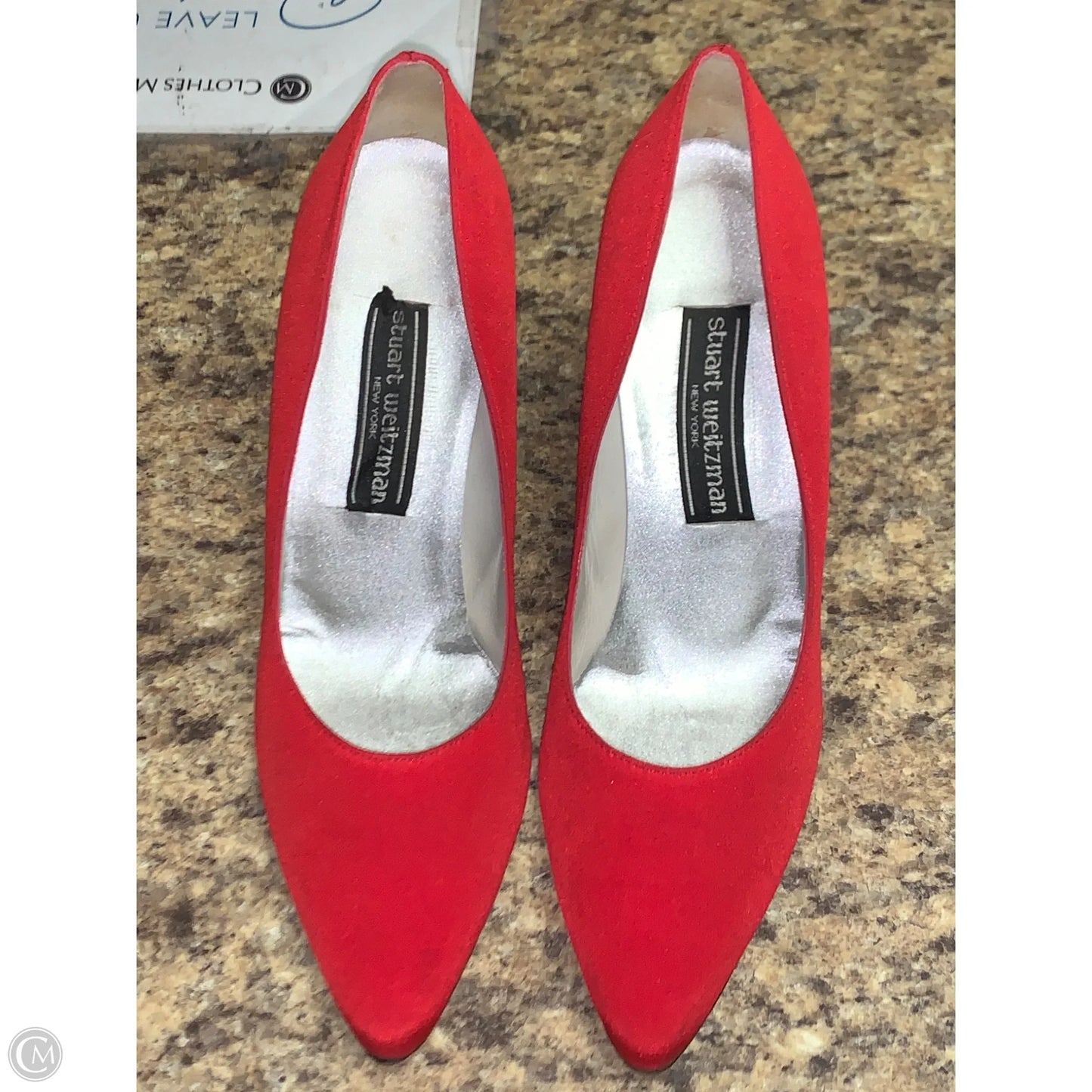 Shoes Designer By Stuart Weitzman In Red, Size: 7.5