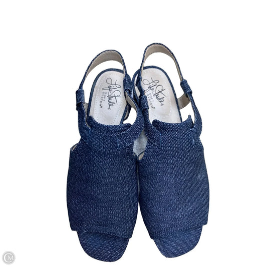 Shoes Heels Kitten By Life Stride In Blue, Size: 6.5