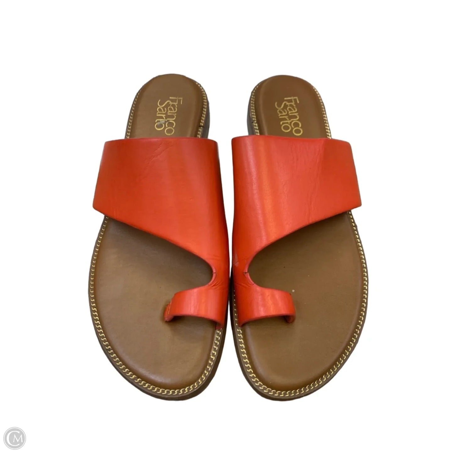 Sandals Flats By Franco Sarto In Orange, Size: 8.5