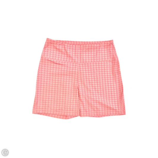 Athletic Shorts By Zelos In Pink, Size: L