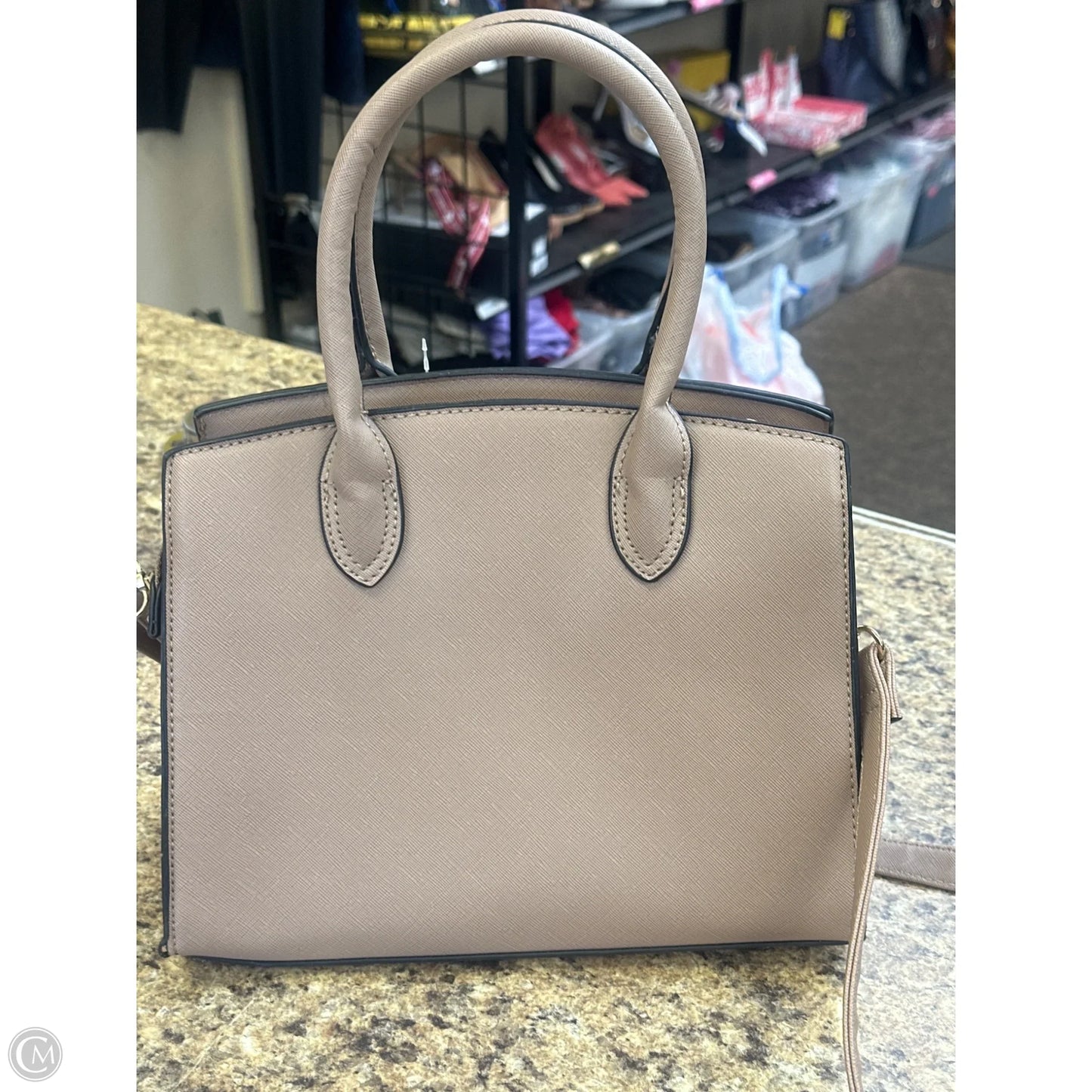 Handbag Leather By Clothes Mentor, Size: Small