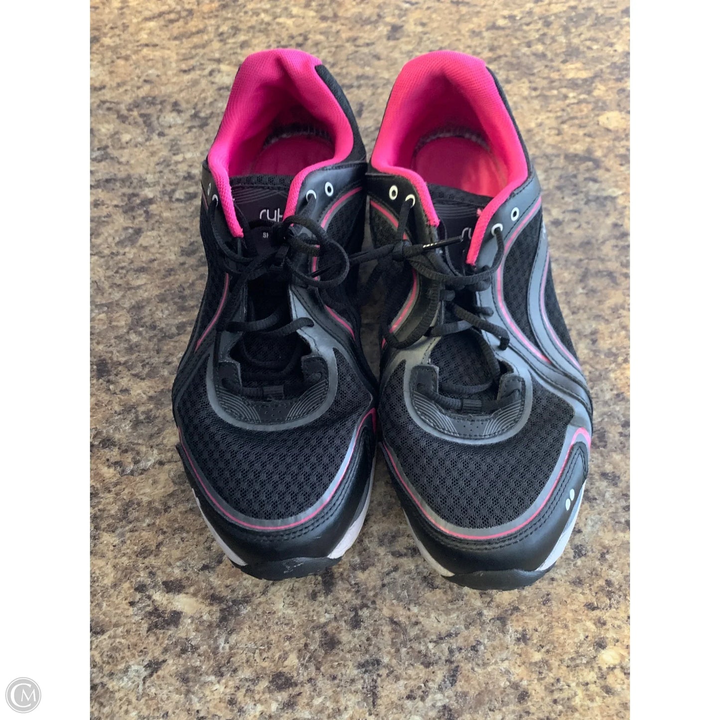 Shoes Athletic By Ryka In Black & Pink, Size: 12
