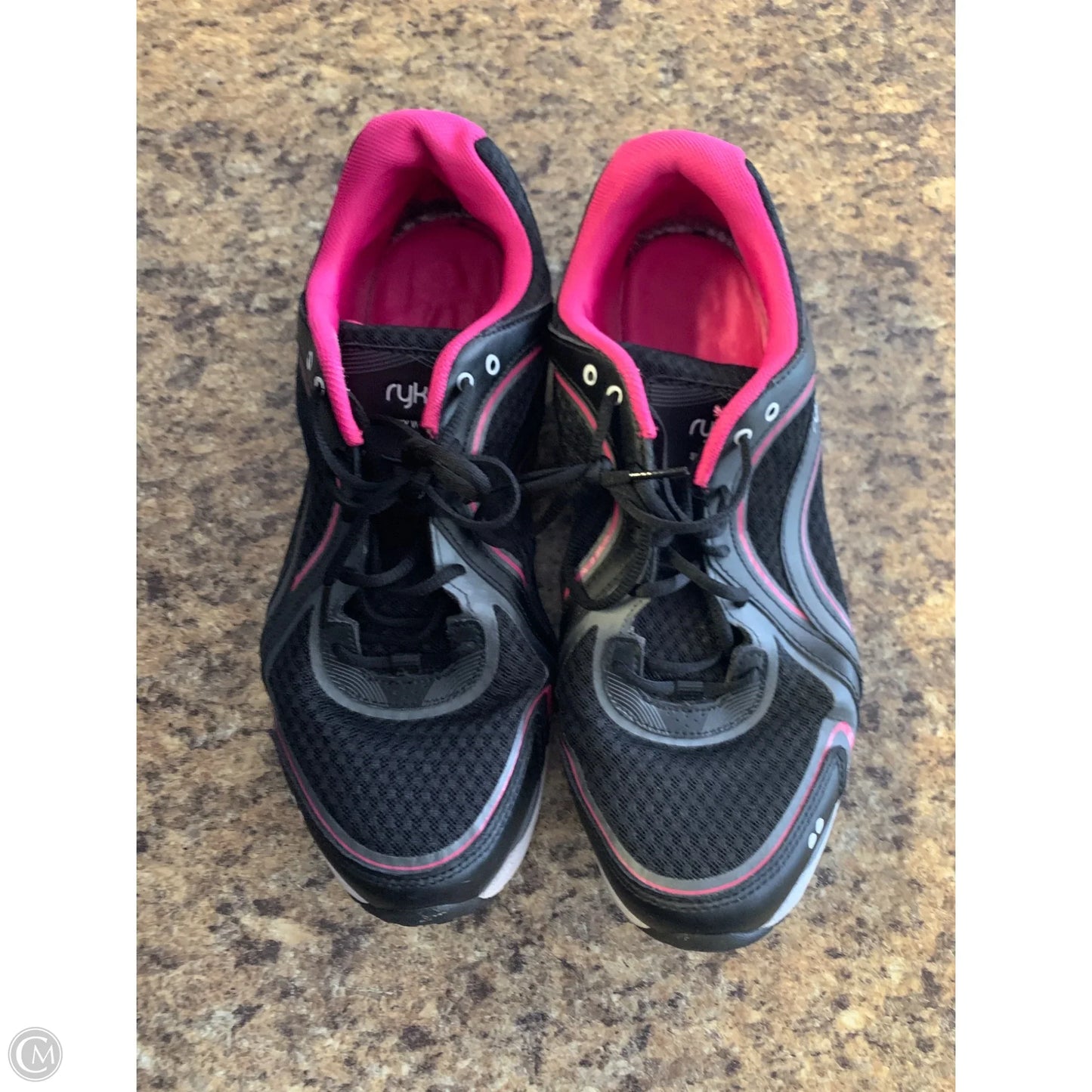 Shoes Athletic By Ryka In Black & Pink, Size: 12