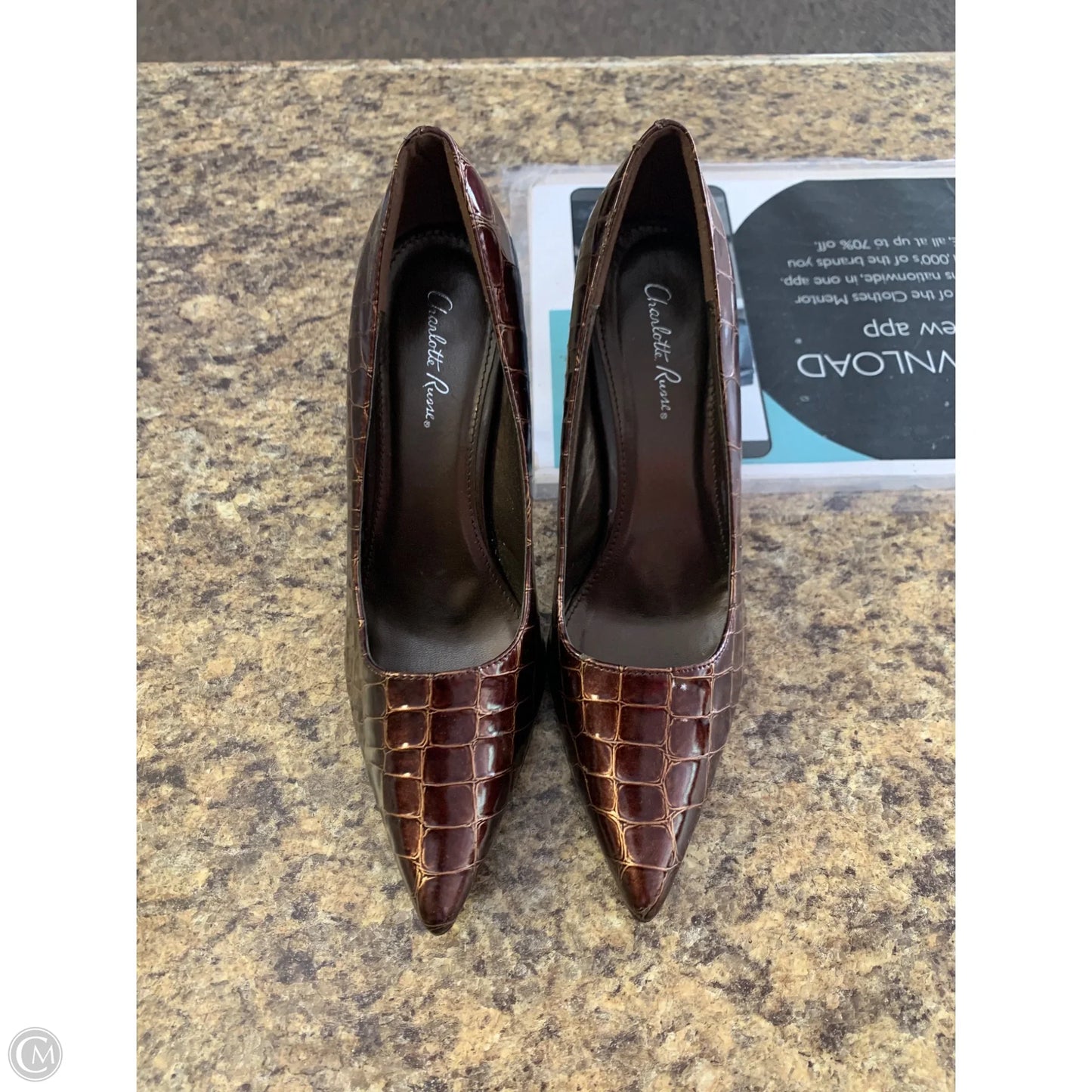 Shoes Heels Stiletto By Charlotte Russe In Brown, Size: 8