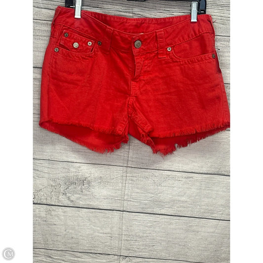 Shorts By True Religion In Red, Size: 30