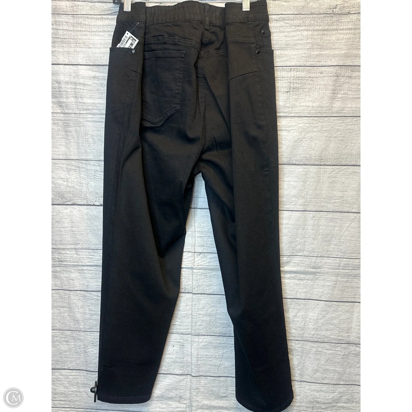 Jeans Straight By Clothes Mentor In Black, Size: 24